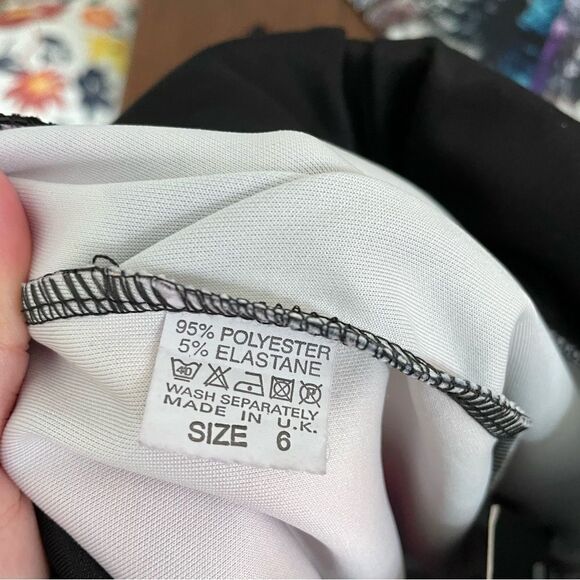 MISSGUIDED Abstract Multicolored Print Jogger Pants, Elastic Waist sz US‎ 2 New! - Picture 6 of 7